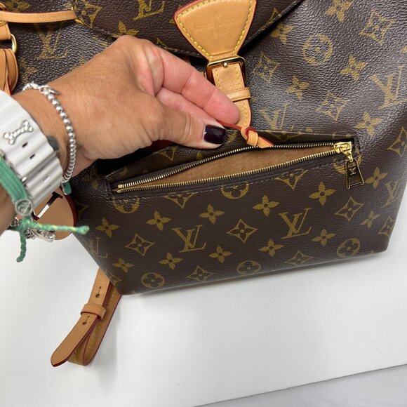 🤩😍🌟 SUPER CONDITION*AUTHENTIC Louis Vuitton Montsouris PM Backpack Monogram‼️ - Picture 11 of 16